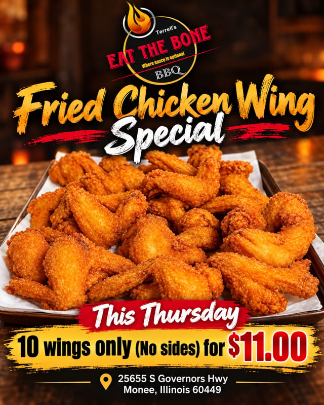 Whole Fried Wings.