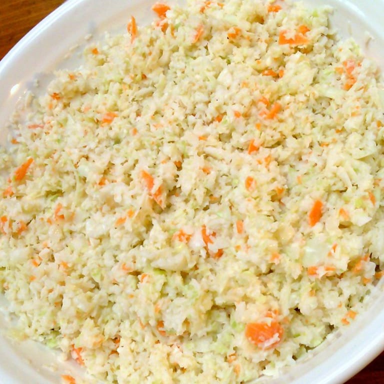 Savor Our Homemade Coleslaw