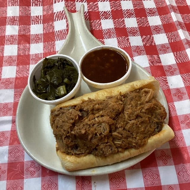 Pulled Pork Sandwich.