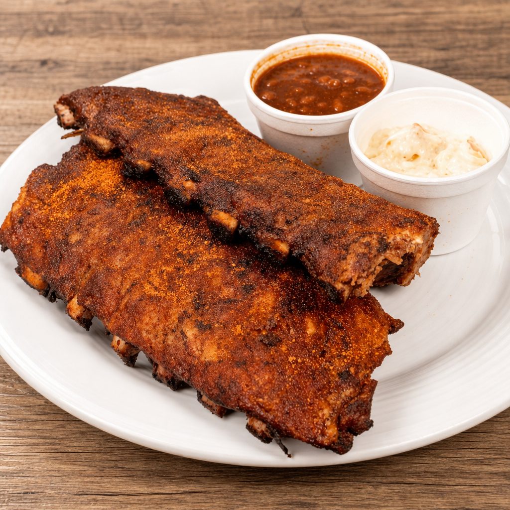 Half Slab Baby Back Ribs.