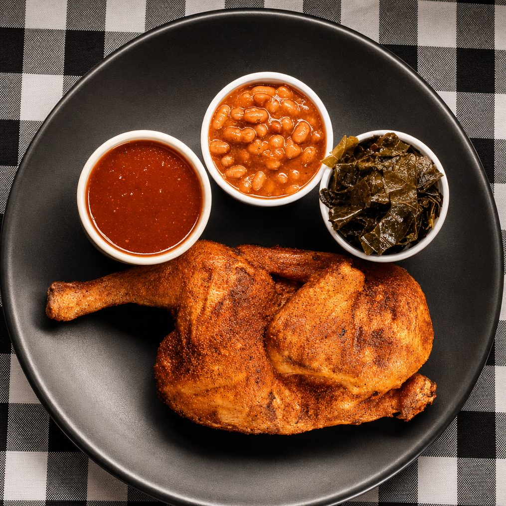 1/2 Smoked Chicken.
