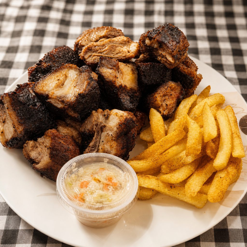 Full Pan of Rib Tips.