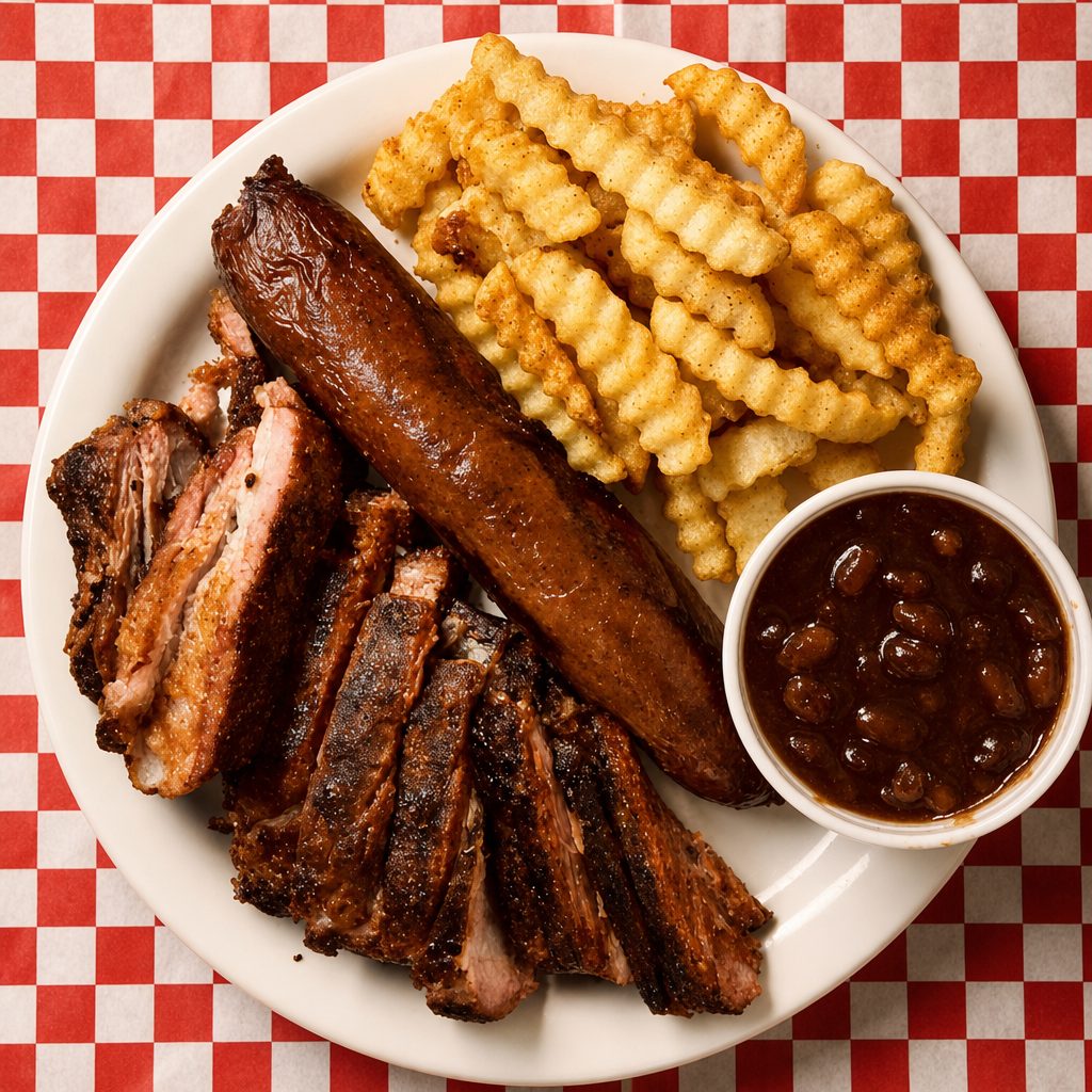 Beef Link & Rib Tip Combo.