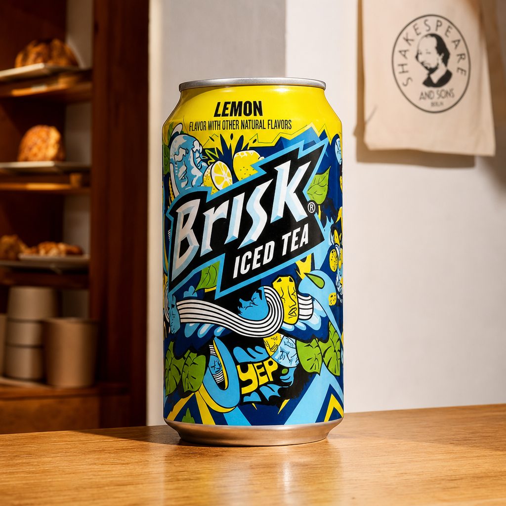 Brisk Tea.