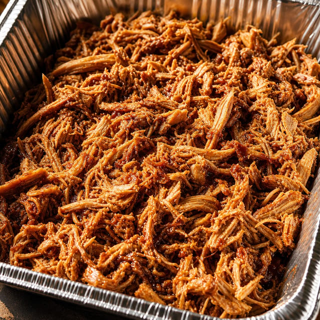 One Pound Of Pulled Pork.