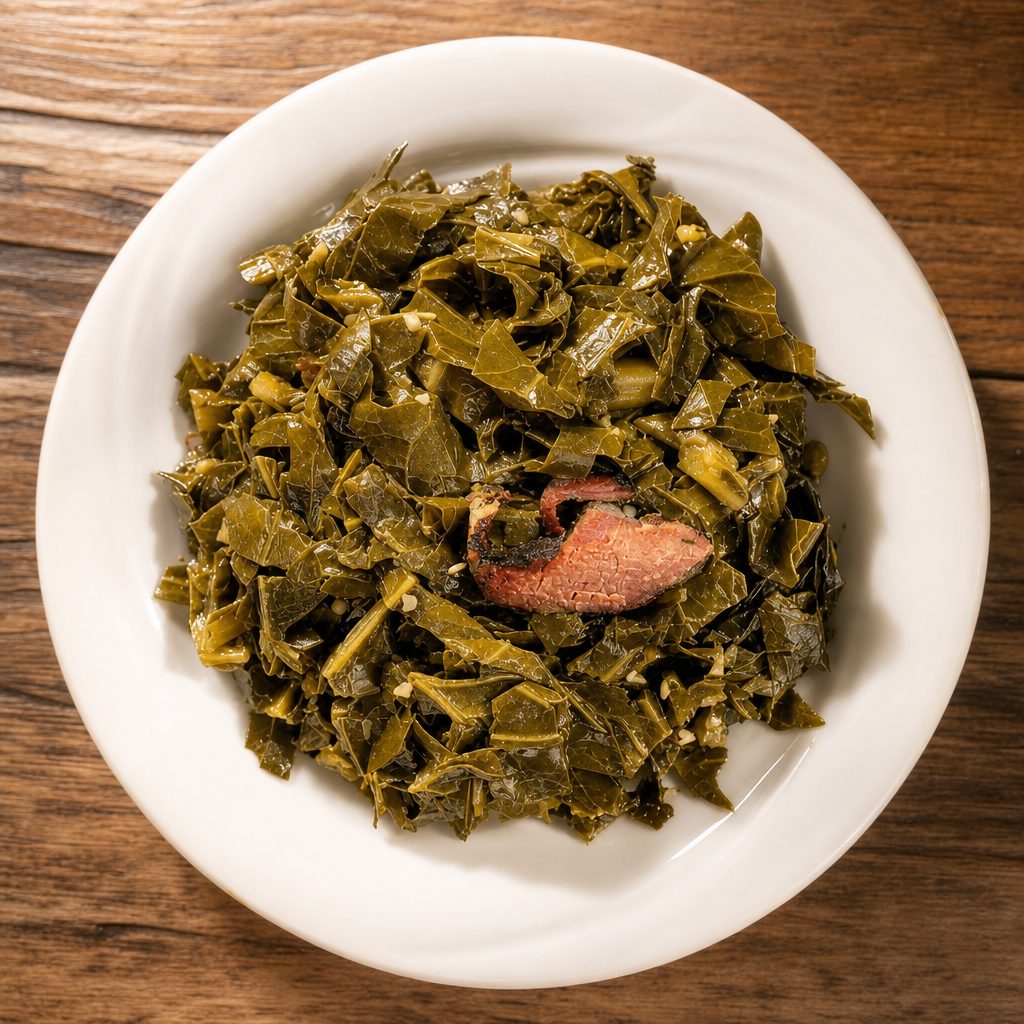 Full Pan of Collard Greens.