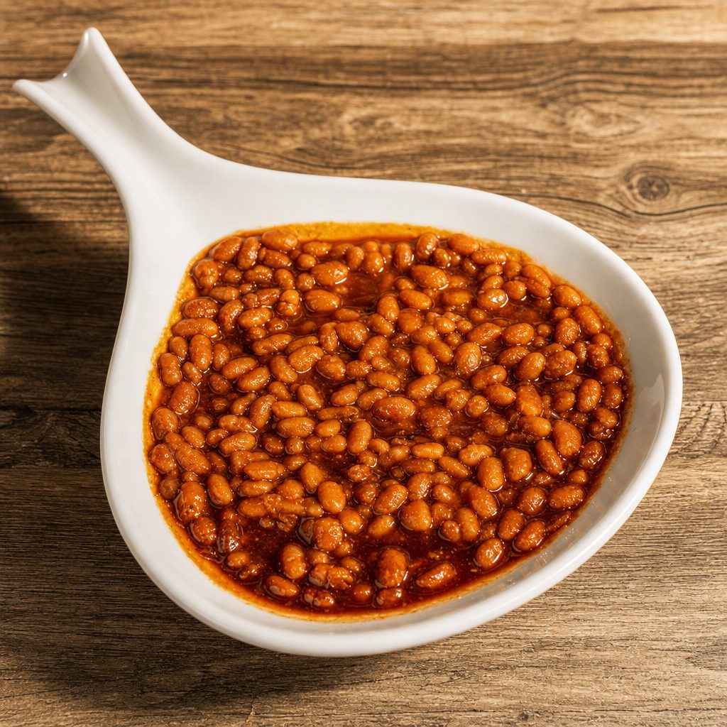 Full Pan of Baked Beans.